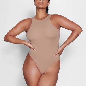SKIMS Fits Everybody High‎ Neck Bodysuit Sienna NWT